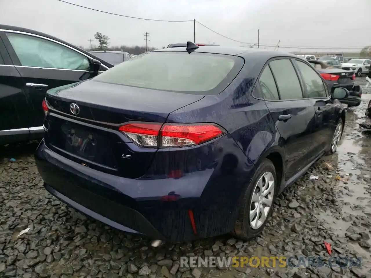 4 Photograph of a damaged car JTDEPMAE9MJ174796 TOYOTA COROLLA 2021