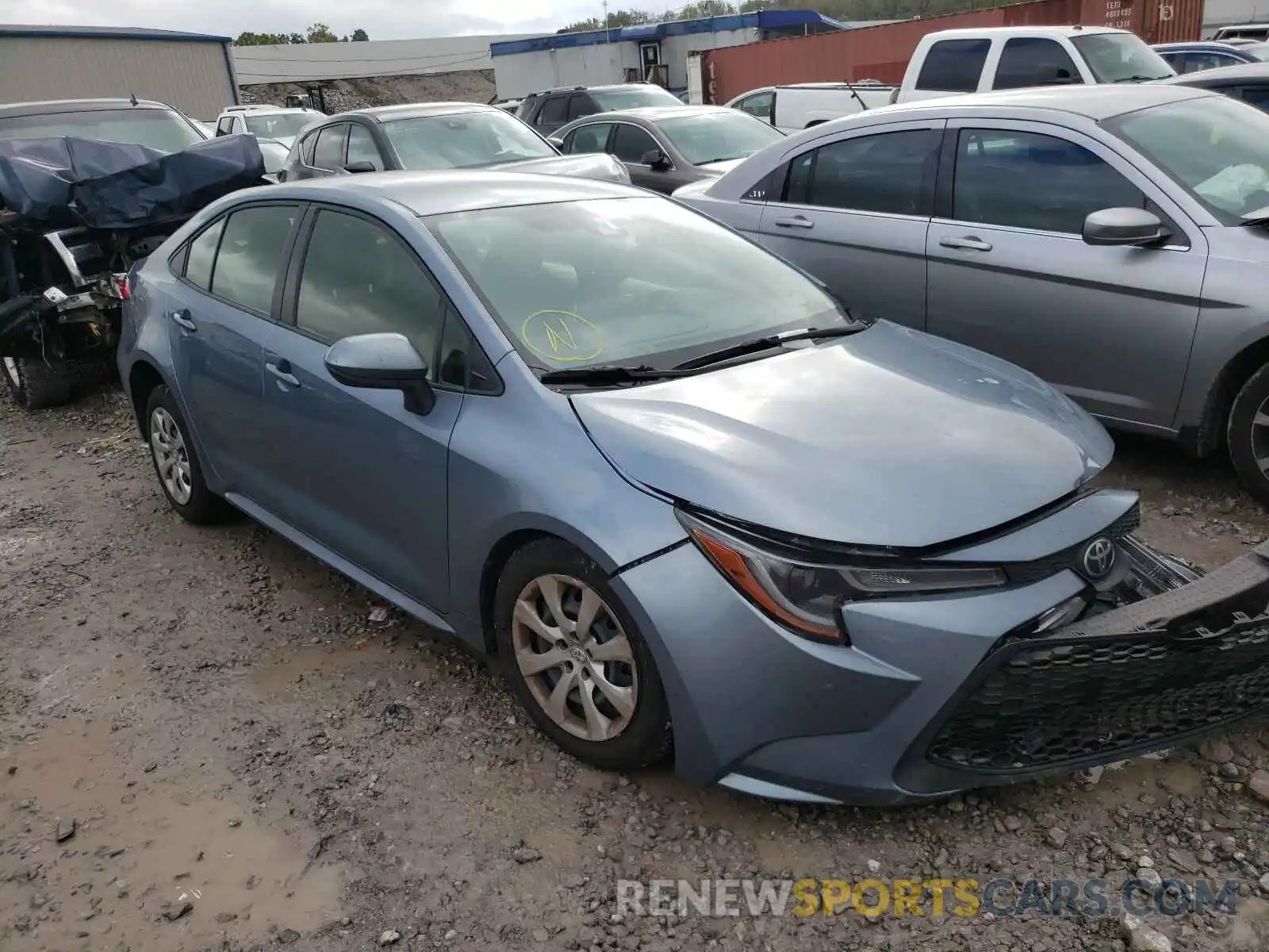 1 Photograph of a damaged car JTDEPMAE9MJ175964 TOYOTA COROLLA 2021