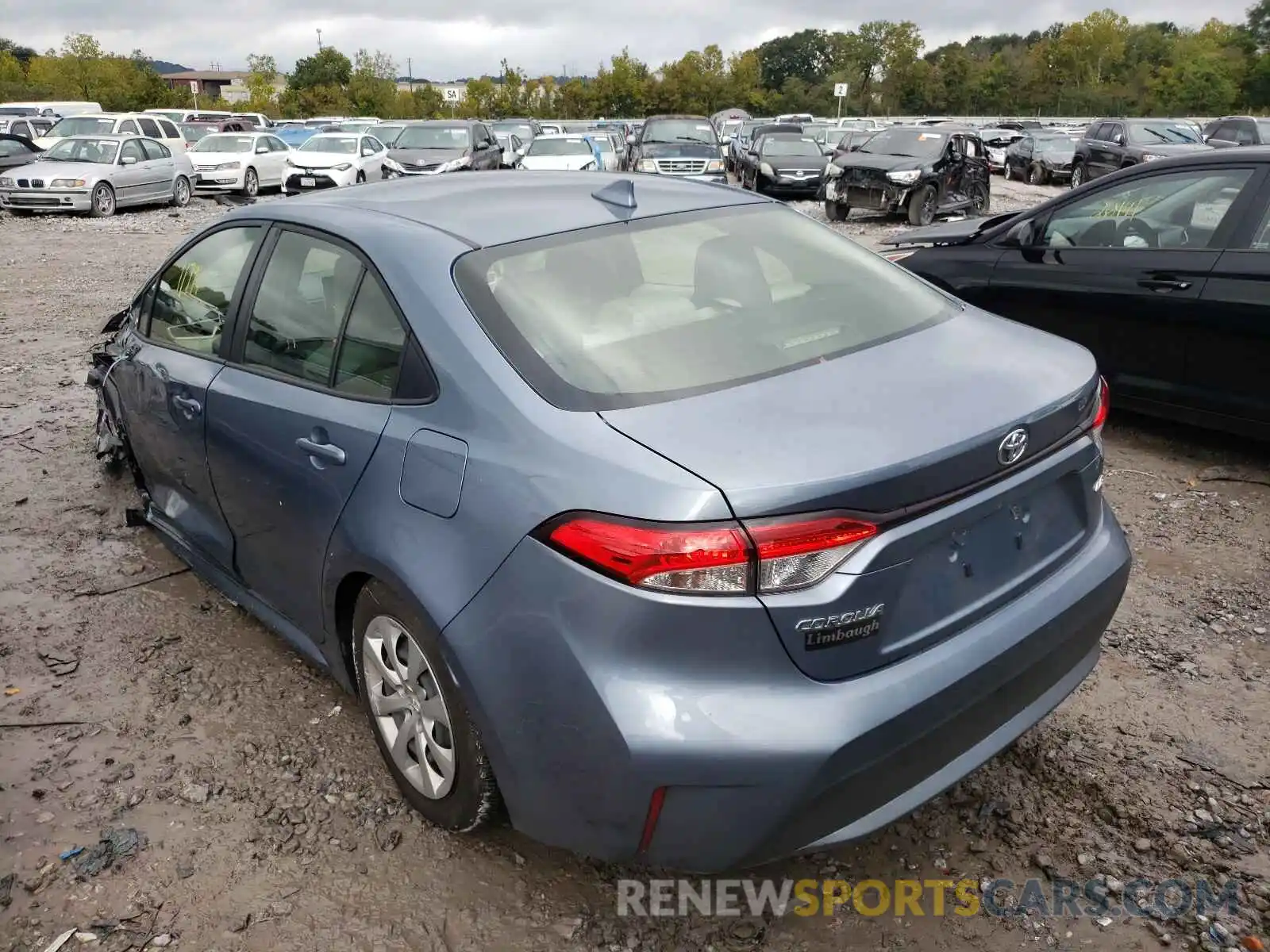 3 Photograph of a damaged car JTDEPMAE9MJ175964 TOYOTA COROLLA 2021