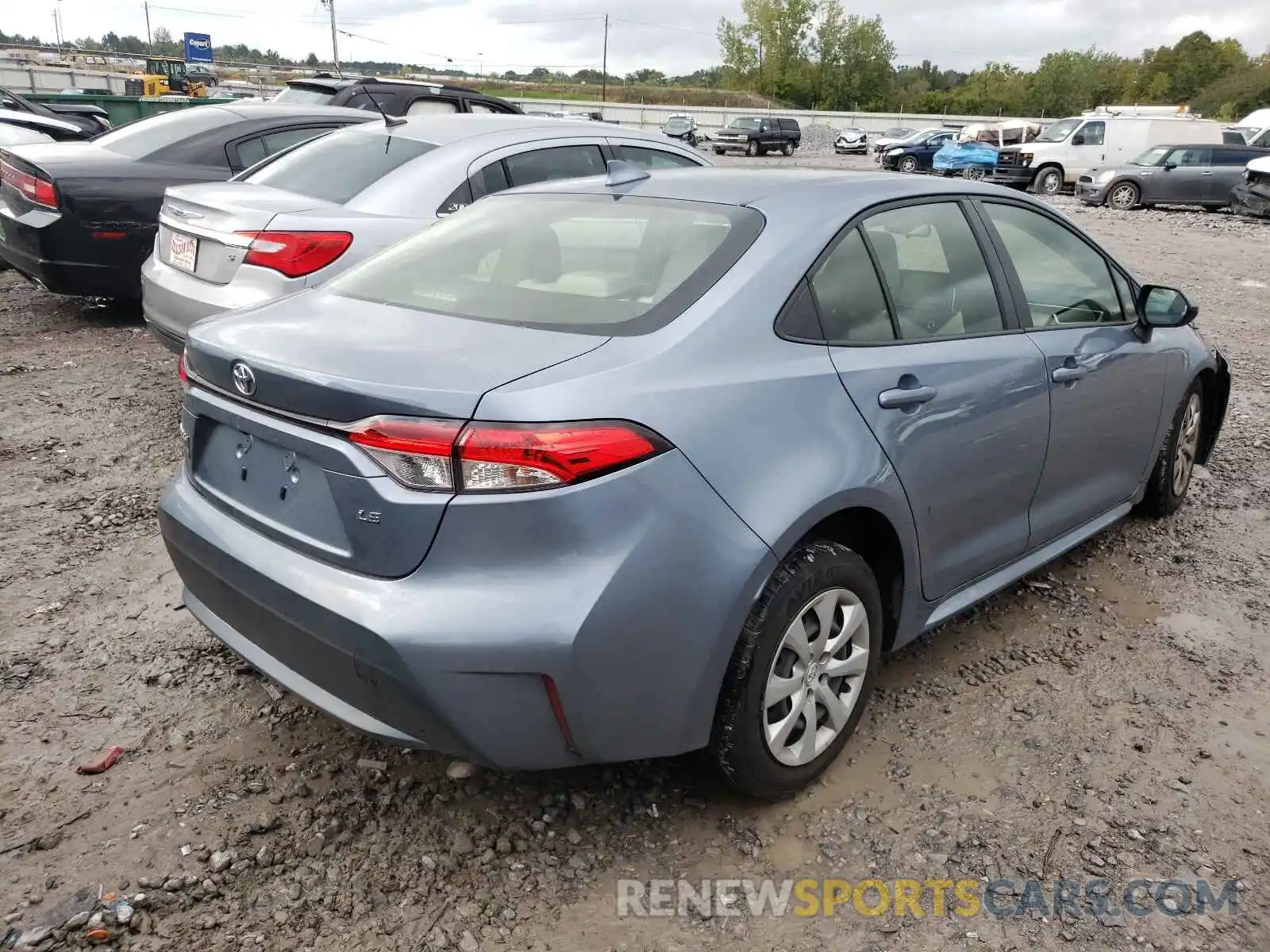 4 Photograph of a damaged car JTDEPMAE9MJ175964 TOYOTA COROLLA 2021