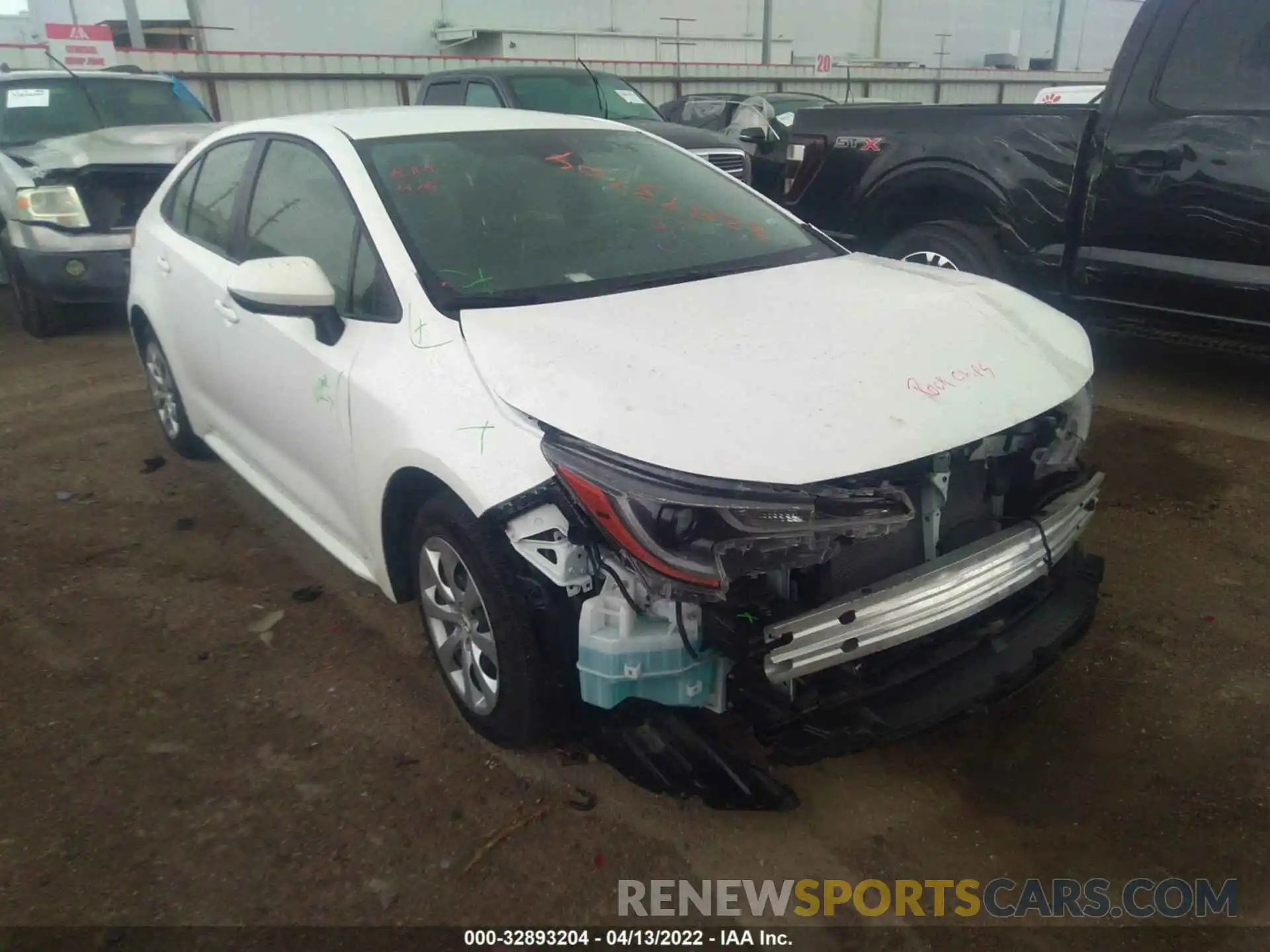 1 Photograph of a damaged car JTDEPMAE9MJ176399 TOYOTA COROLLA 2021