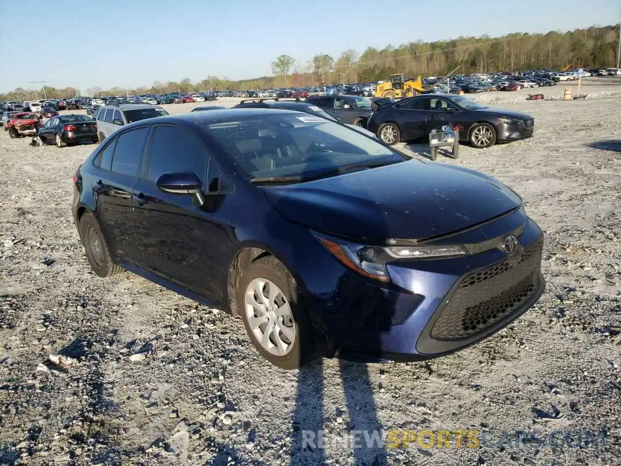 1 Photograph of a damaged car JTDEPMAE9MJ176421 TOYOTA COROLLA 2021