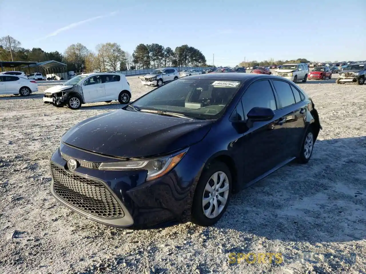 2 Photograph of a damaged car JTDEPMAE9MJ176421 TOYOTA COROLLA 2021