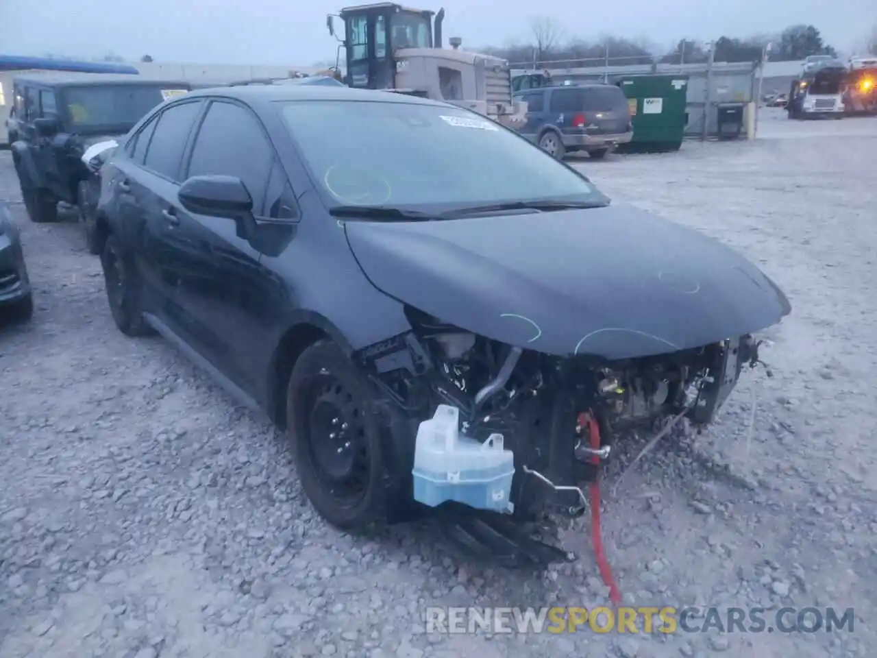 1 Photograph of a damaged car JTDEPMAE9MJ176435 TOYOTA COROLLA 2021