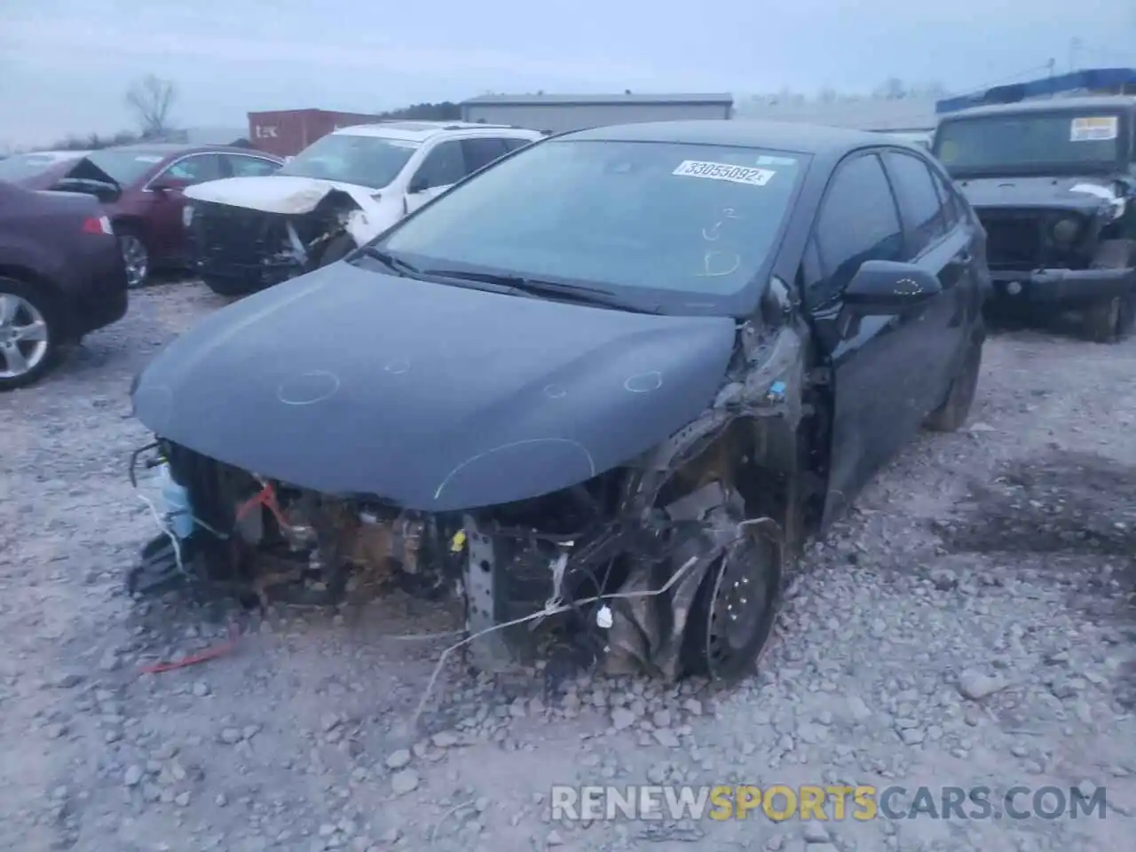 2 Photograph of a damaged car JTDEPMAE9MJ176435 TOYOTA COROLLA 2021