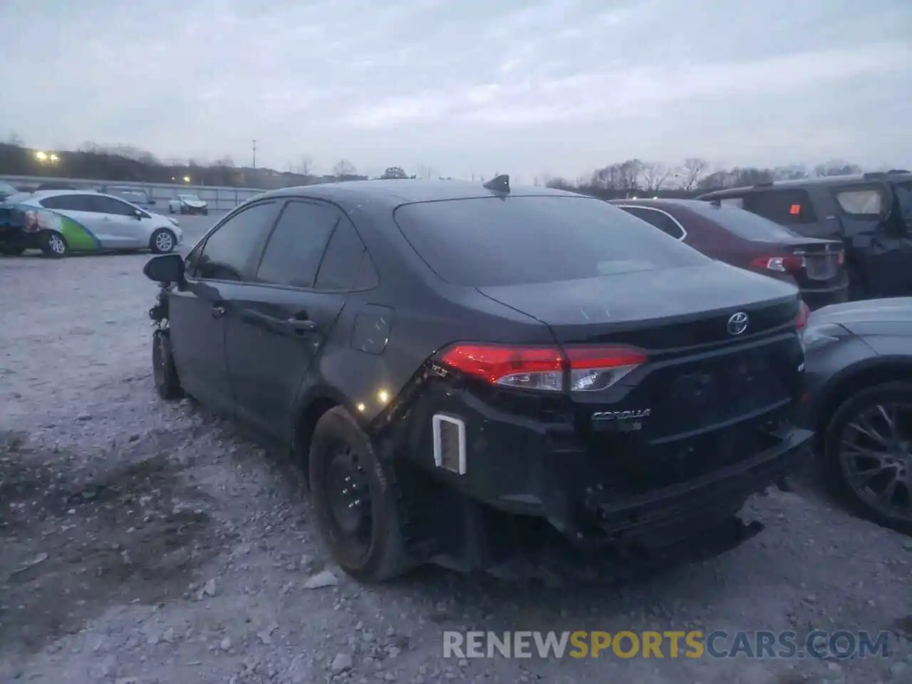 3 Photograph of a damaged car JTDEPMAE9MJ176435 TOYOTA COROLLA 2021