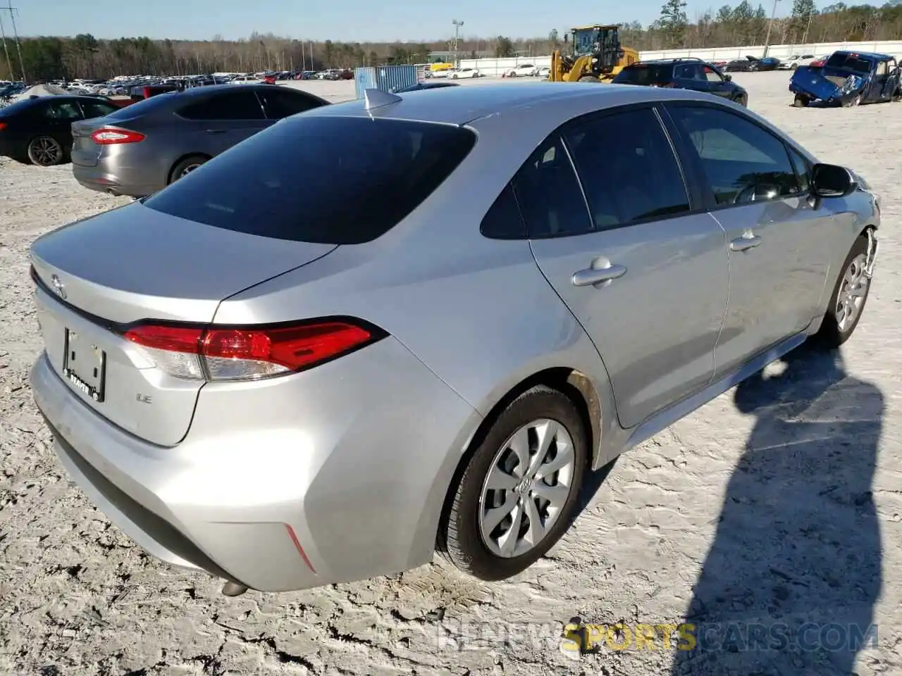 4 Photograph of a damaged car JTDEPMAE9MJ177102 TOYOTA COROLLA 2021