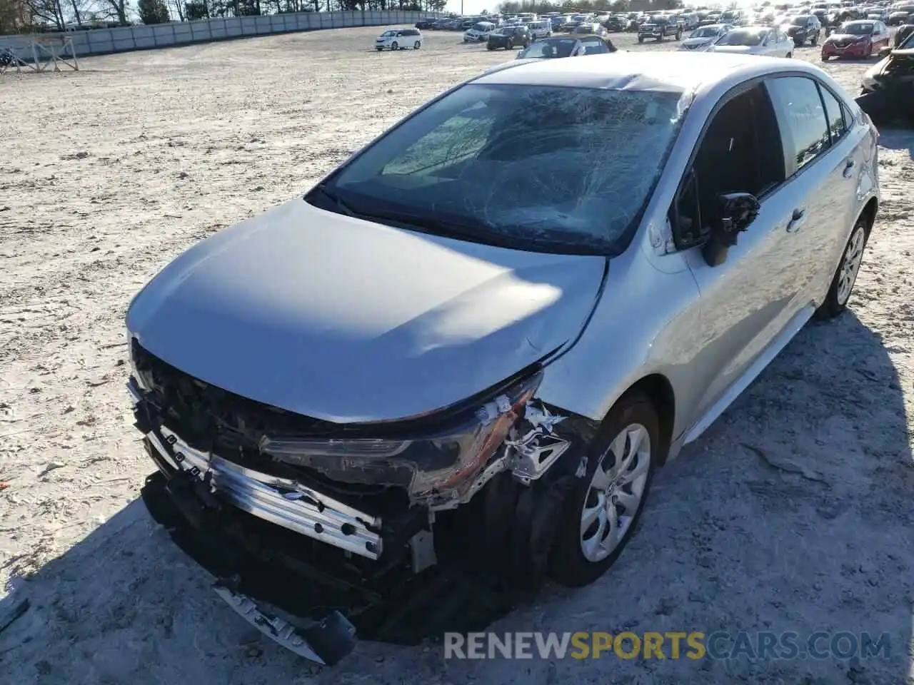 9 Photograph of a damaged car JTDEPMAE9MJ177102 TOYOTA COROLLA 2021