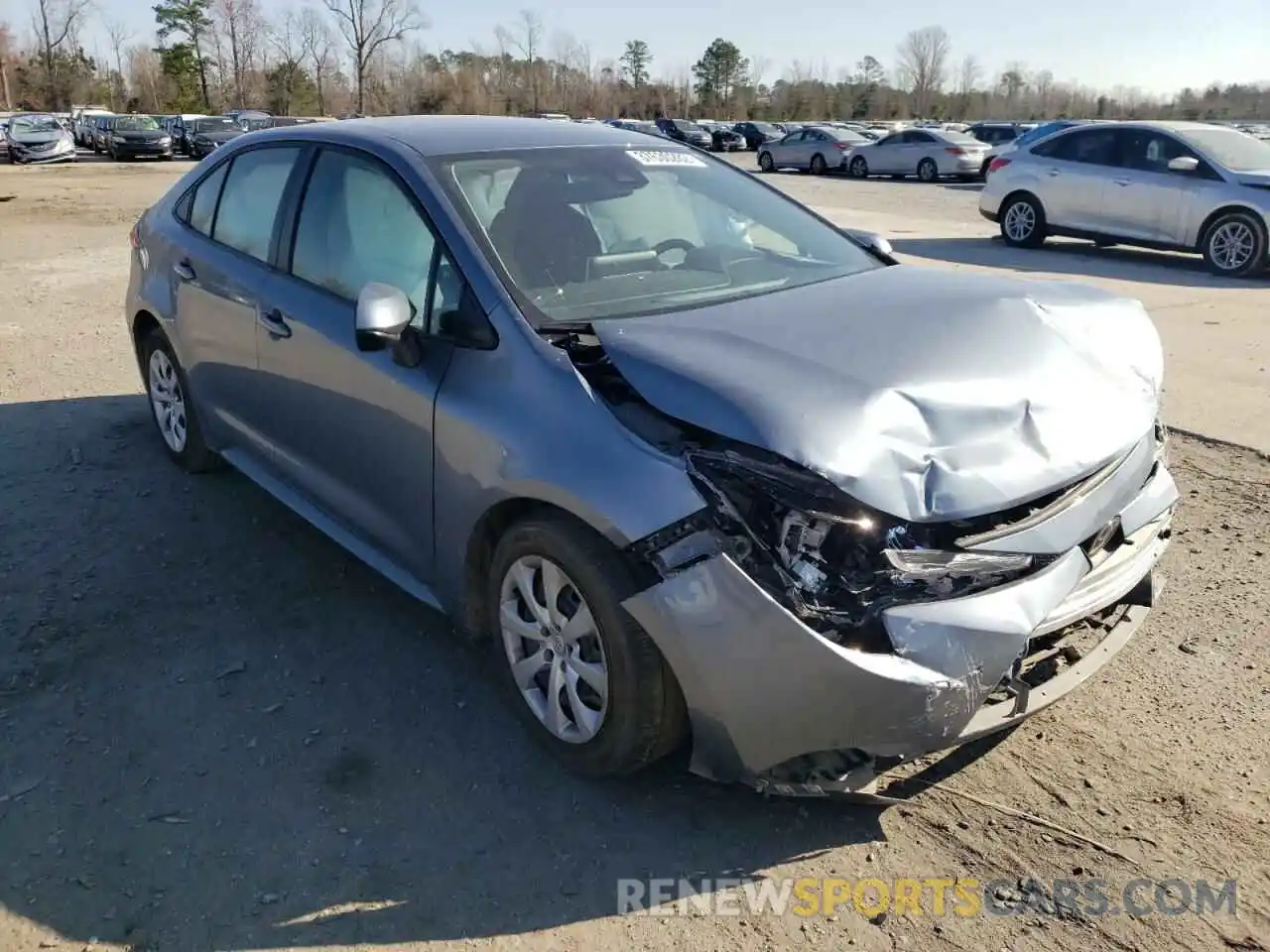 1 Photograph of a damaged car JTDEPMAE9MJ178671 TOYOTA COROLLA 2021