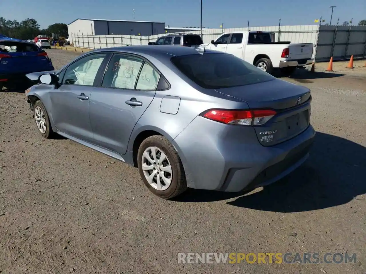 3 Photograph of a damaged car JTDEPMAE9MJ178671 TOYOTA COROLLA 2021