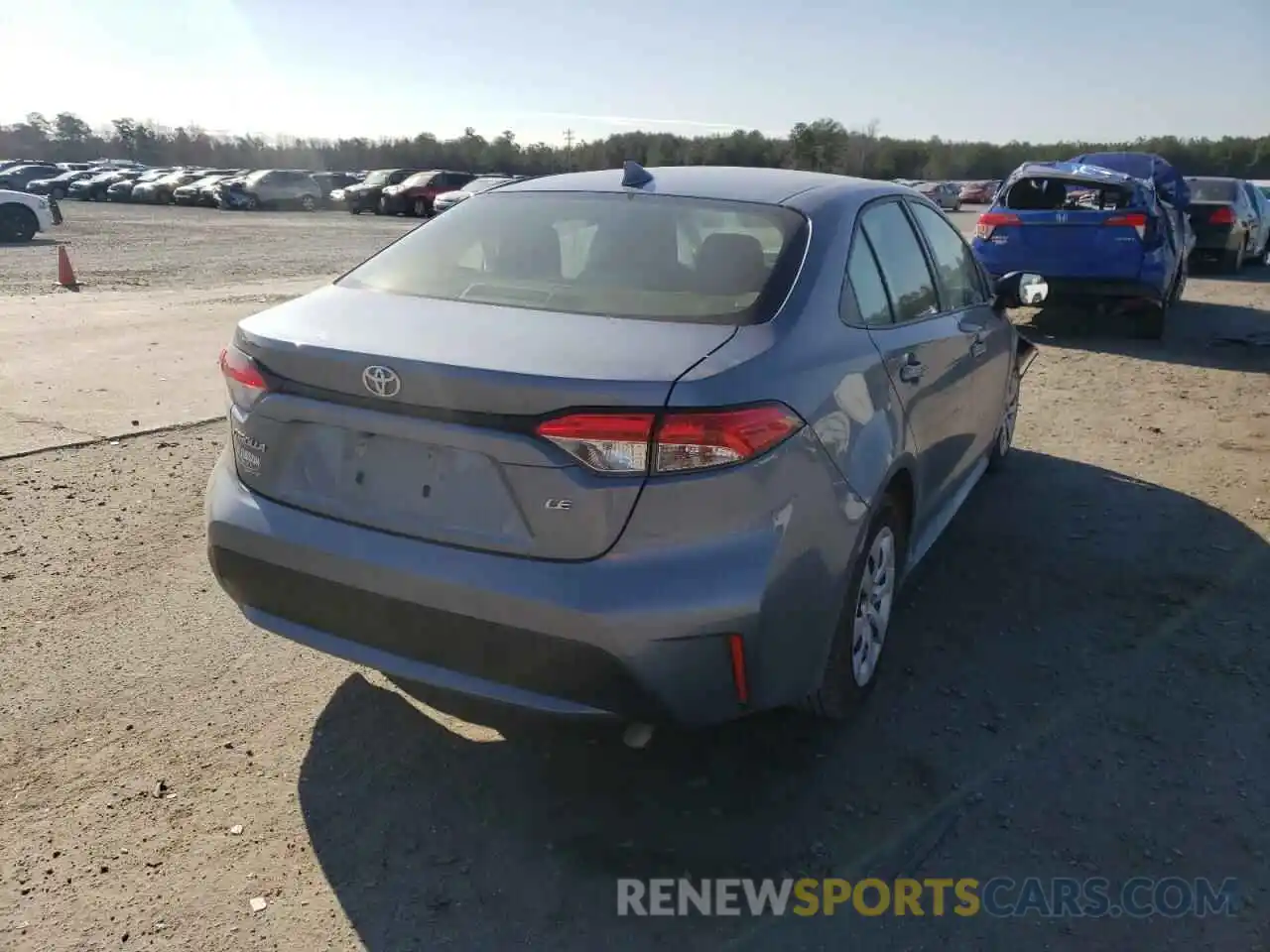 4 Photograph of a damaged car JTDEPMAE9MJ178671 TOYOTA COROLLA 2021