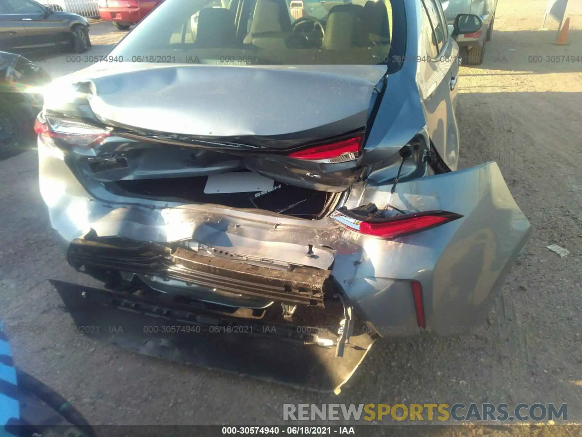 6 Photograph of a damaged car JTDEPMAE9MJ179528 TOYOTA COROLLA 2021