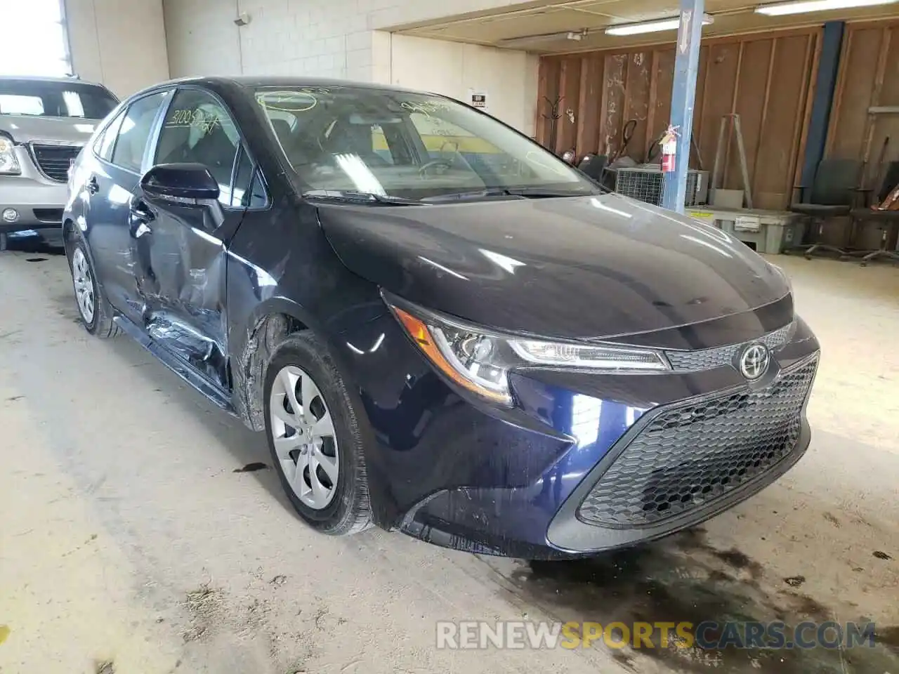 1 Photograph of a damaged car JTDEPMAE9MJ179545 TOYOTA COROLLA 2021