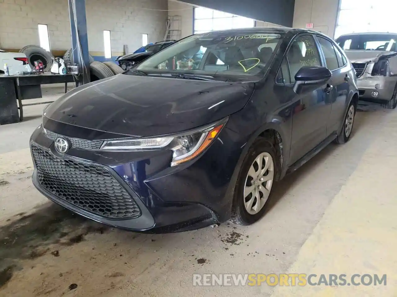 2 Photograph of a damaged car JTDEPMAE9MJ179545 TOYOTA COROLLA 2021