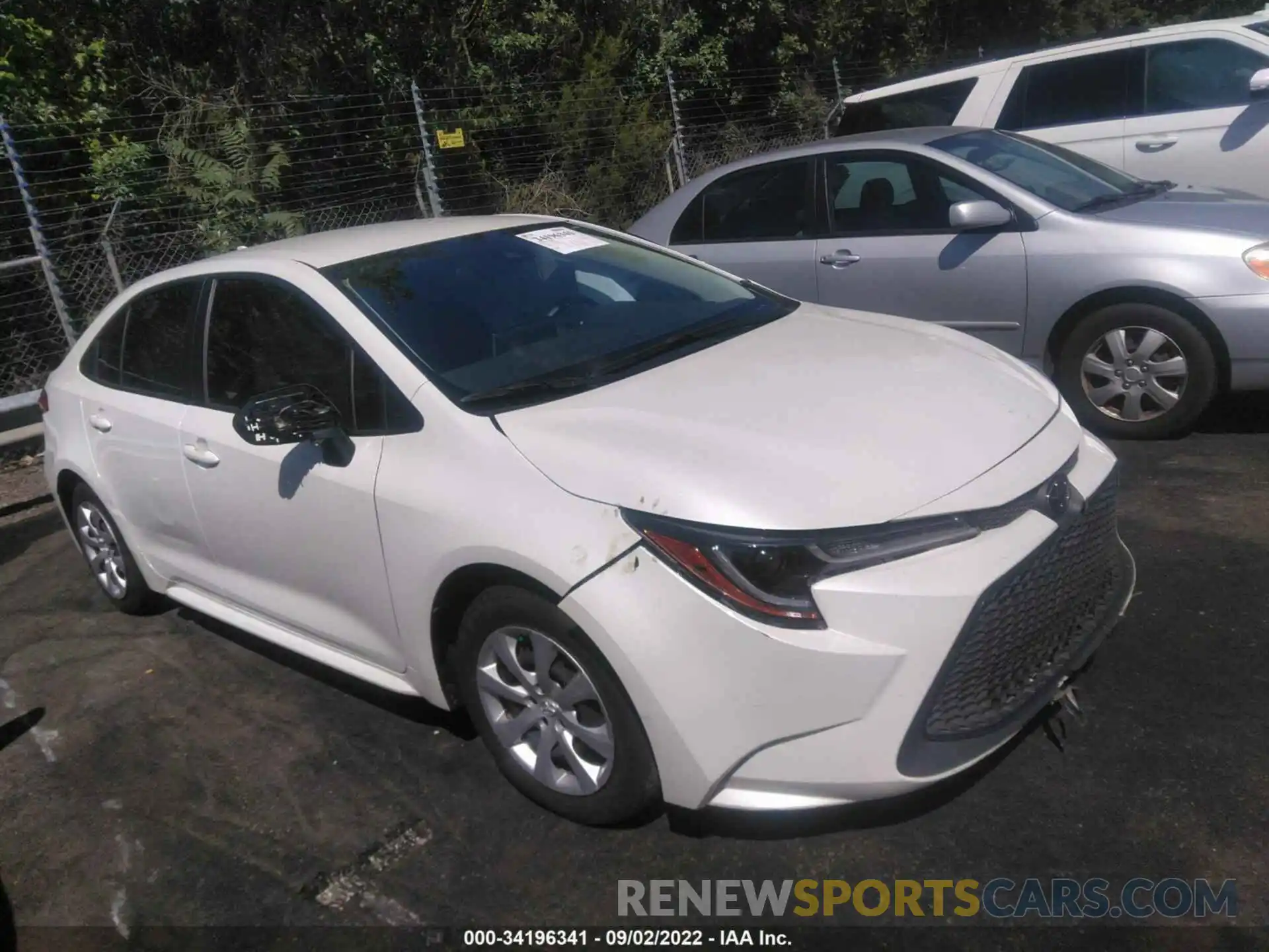 1 Photograph of a damaged car JTDEPMAE9MJ179853 TOYOTA COROLLA 2021