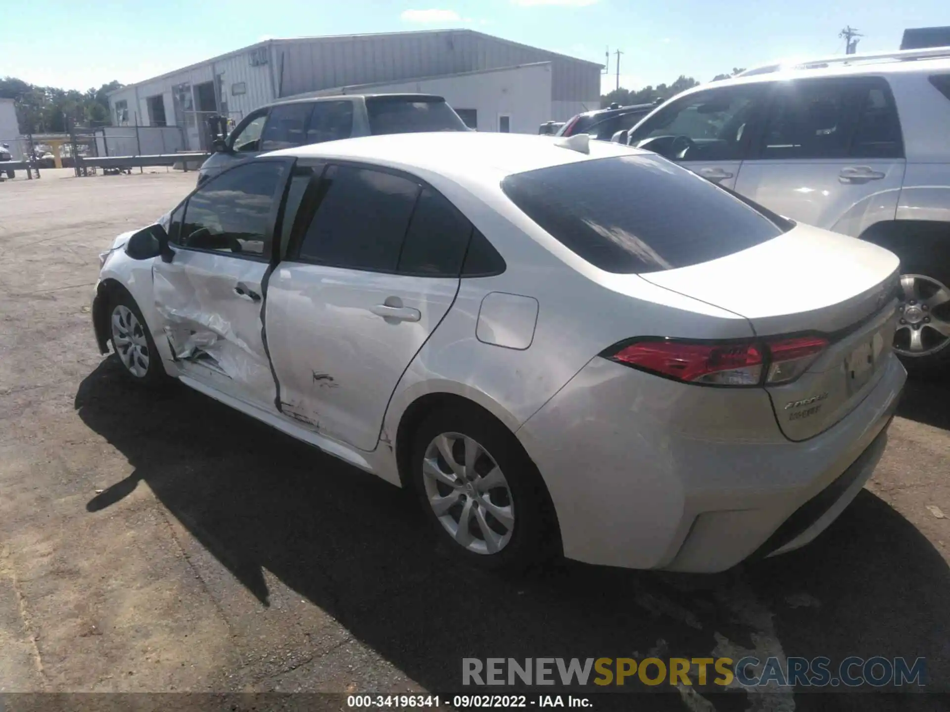 3 Photograph of a damaged car JTDEPMAE9MJ179853 TOYOTA COROLLA 2021