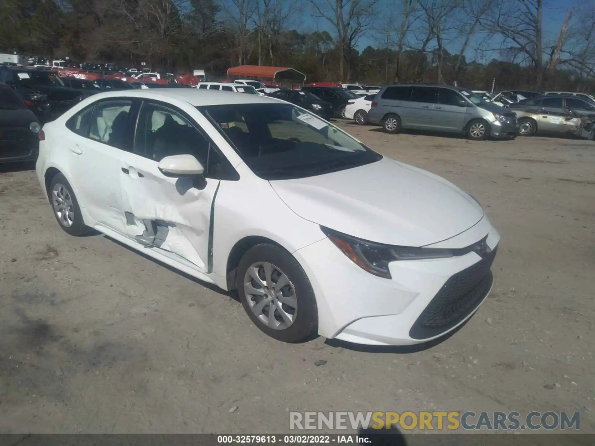 1 Photograph of a damaged car JTDEPMAE9MJ180436 TOYOTA COROLLA 2021