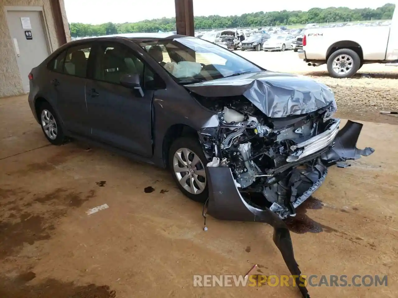 1 Photograph of a damaged car JTDEPMAE9MJ181876 TOYOTA COROLLA 2021