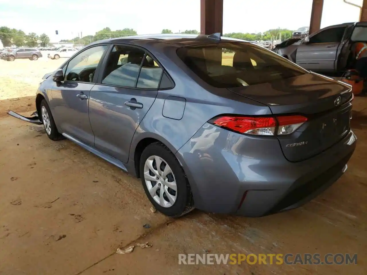 3 Photograph of a damaged car JTDEPMAE9MJ181876 TOYOTA COROLLA 2021