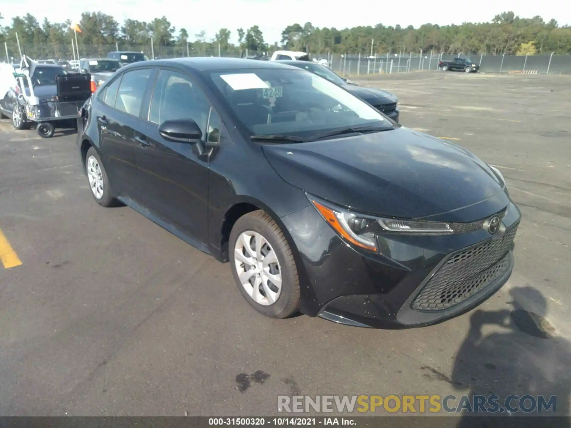 1 Photograph of a damaged car JTDEPMAE9MJ182090 TOYOTA COROLLA 2021