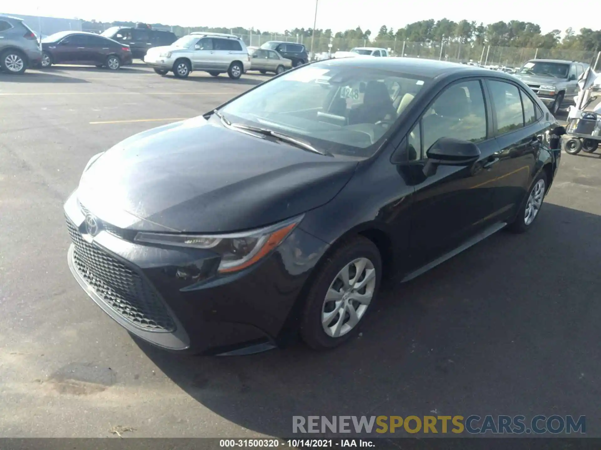 2 Photograph of a damaged car JTDEPMAE9MJ182090 TOYOTA COROLLA 2021