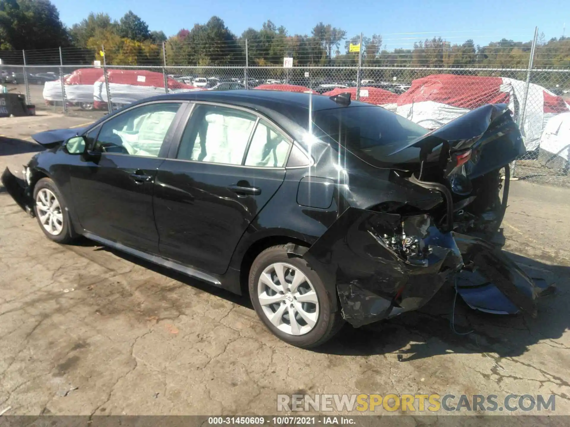 3 Photograph of a damaged car JTDEPMAE9MJ183031 TOYOTA COROLLA 2021