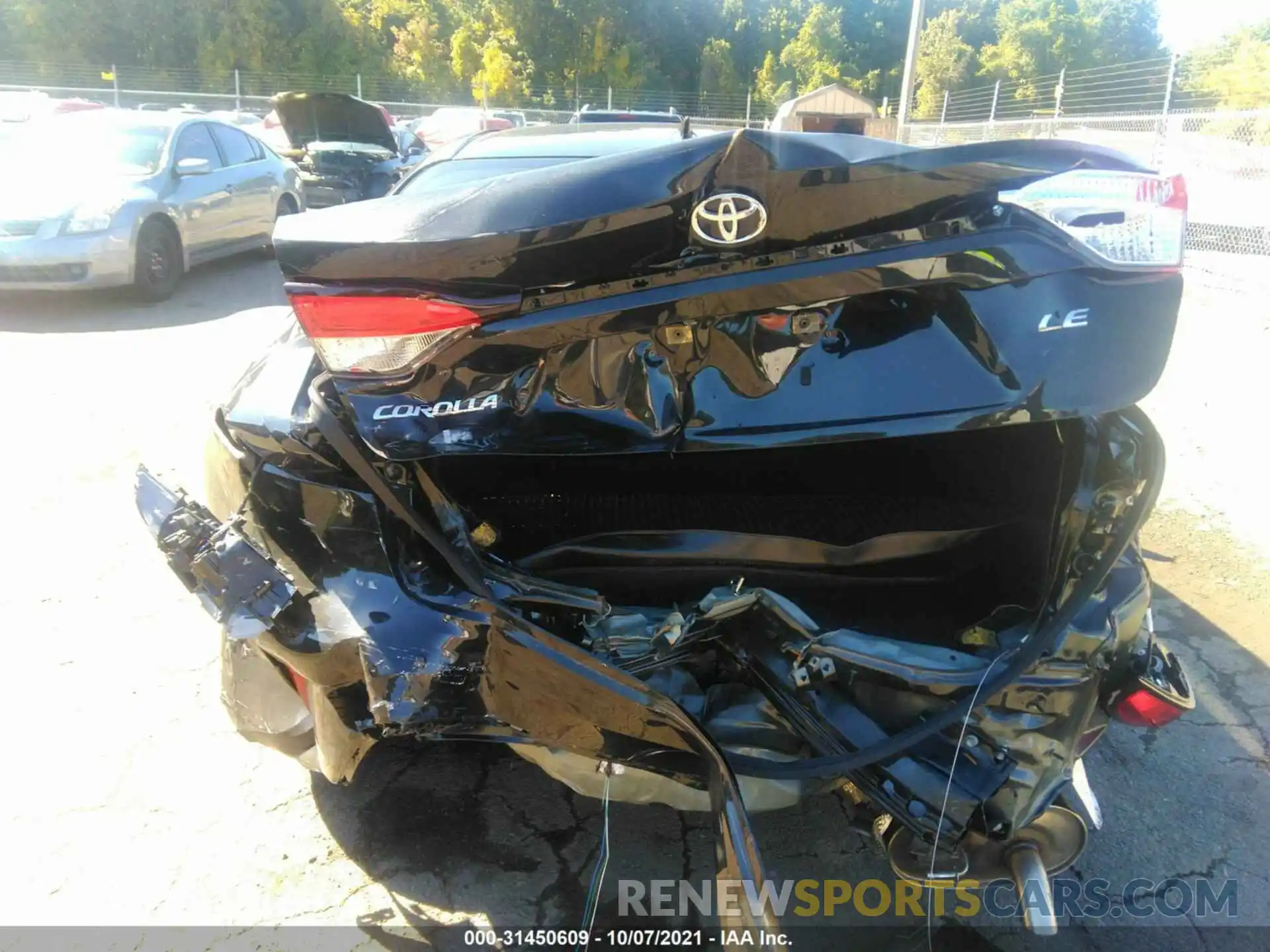 6 Photograph of a damaged car JTDEPMAE9MJ183031 TOYOTA COROLLA 2021