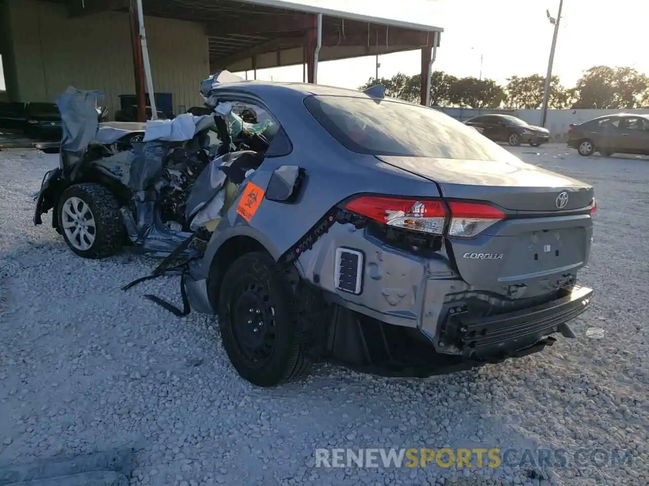 3 Photograph of a damaged car JTDEPMAE9MJ183501 TOYOTA COROLLA 2021