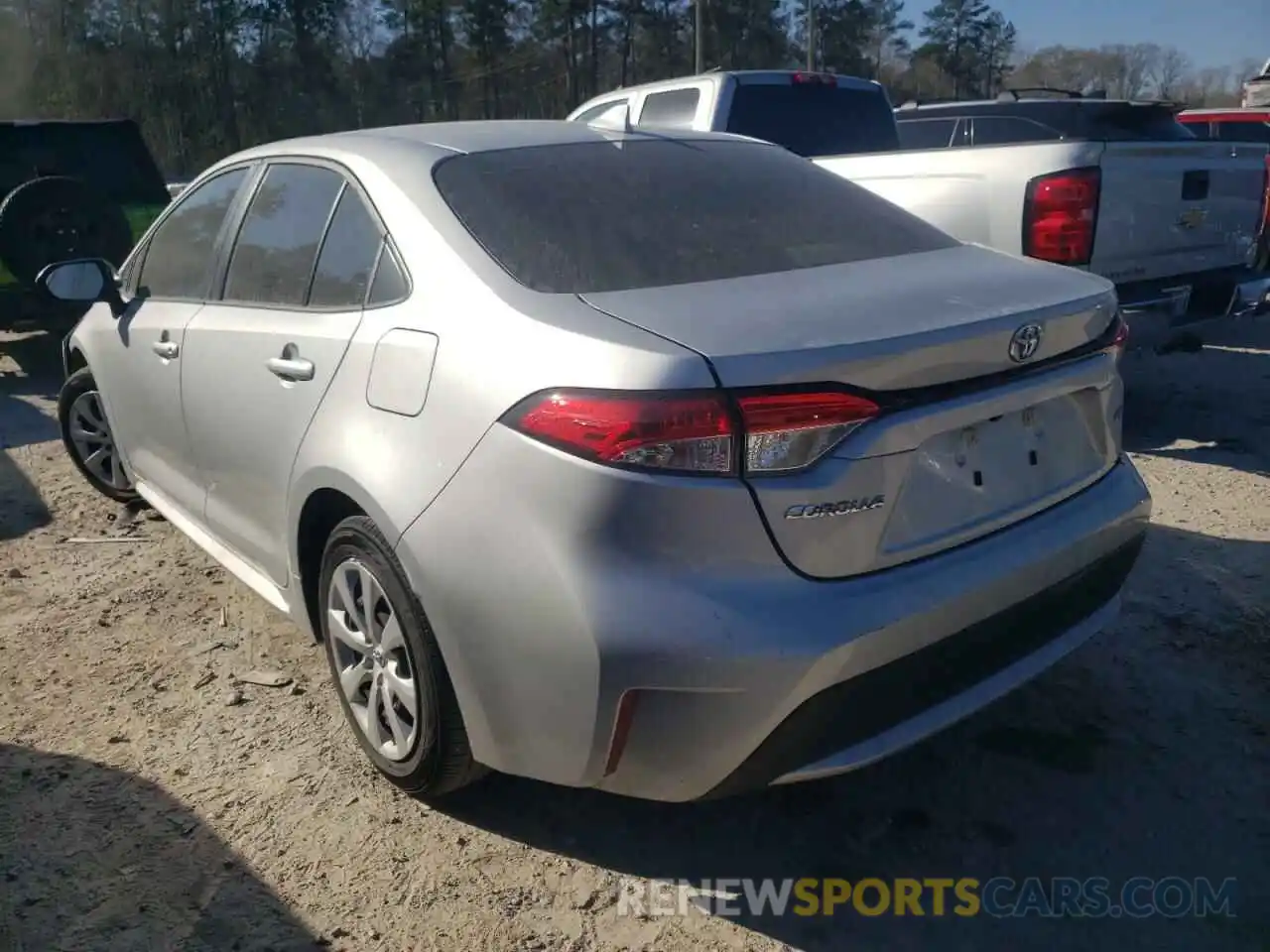 3 Photograph of a damaged car JTDEPMAE9MJ183966 TOYOTA COROLLA 2021