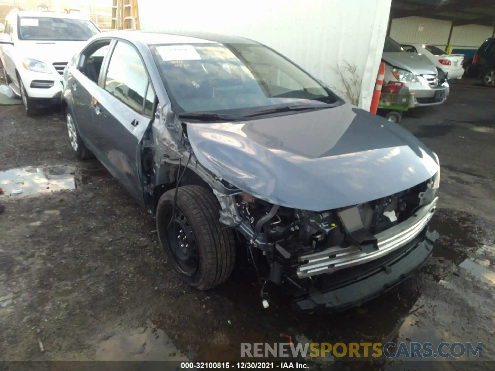 1 Photograph of a damaged car JTDEPMAE9MJ185183 TOYOTA COROLLA 2021