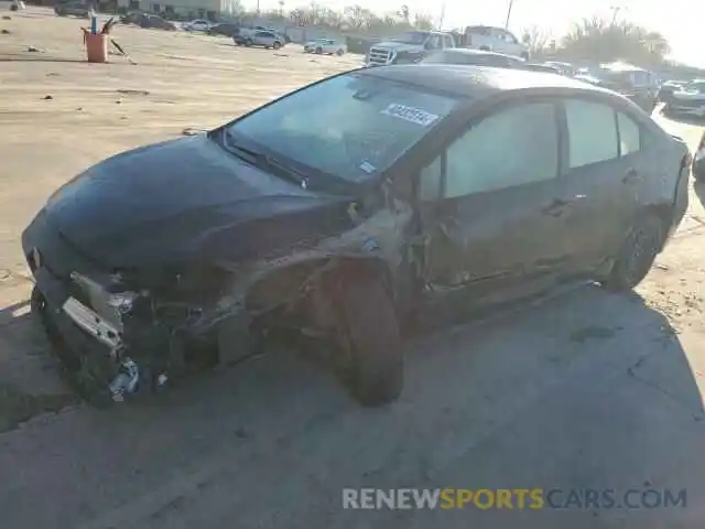 1 Photograph of a damaged car JTDEPMAE9MJ186253 TOYOTA COROLLA 2021