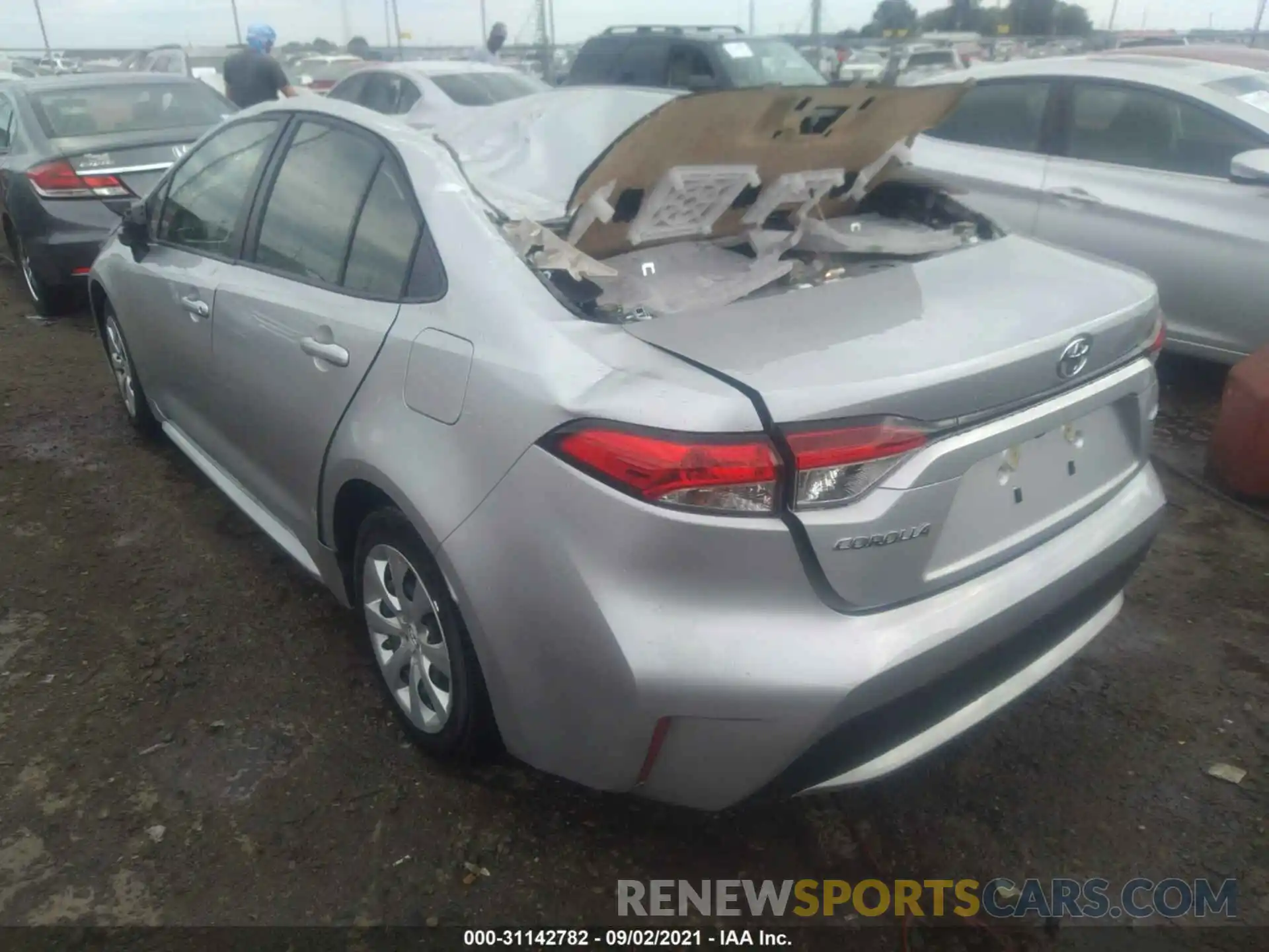 3 Photograph of a damaged car JTDEPMAE9MJ187631 TOYOTA COROLLA 2021