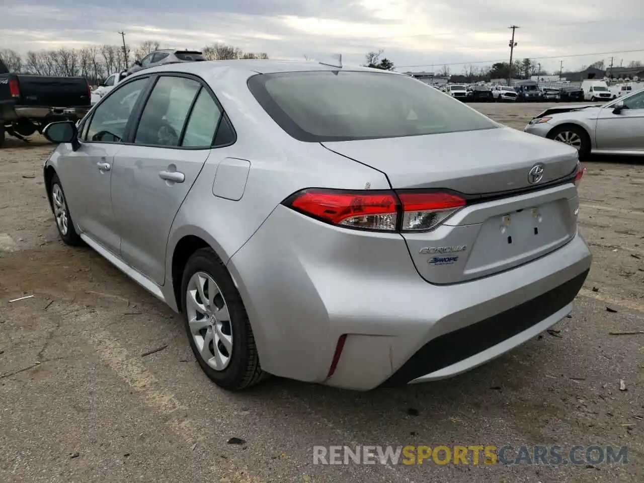 3 Photograph of a damaged car JTDEPMAE9MJ188228 TOYOTA COROLLA 2021