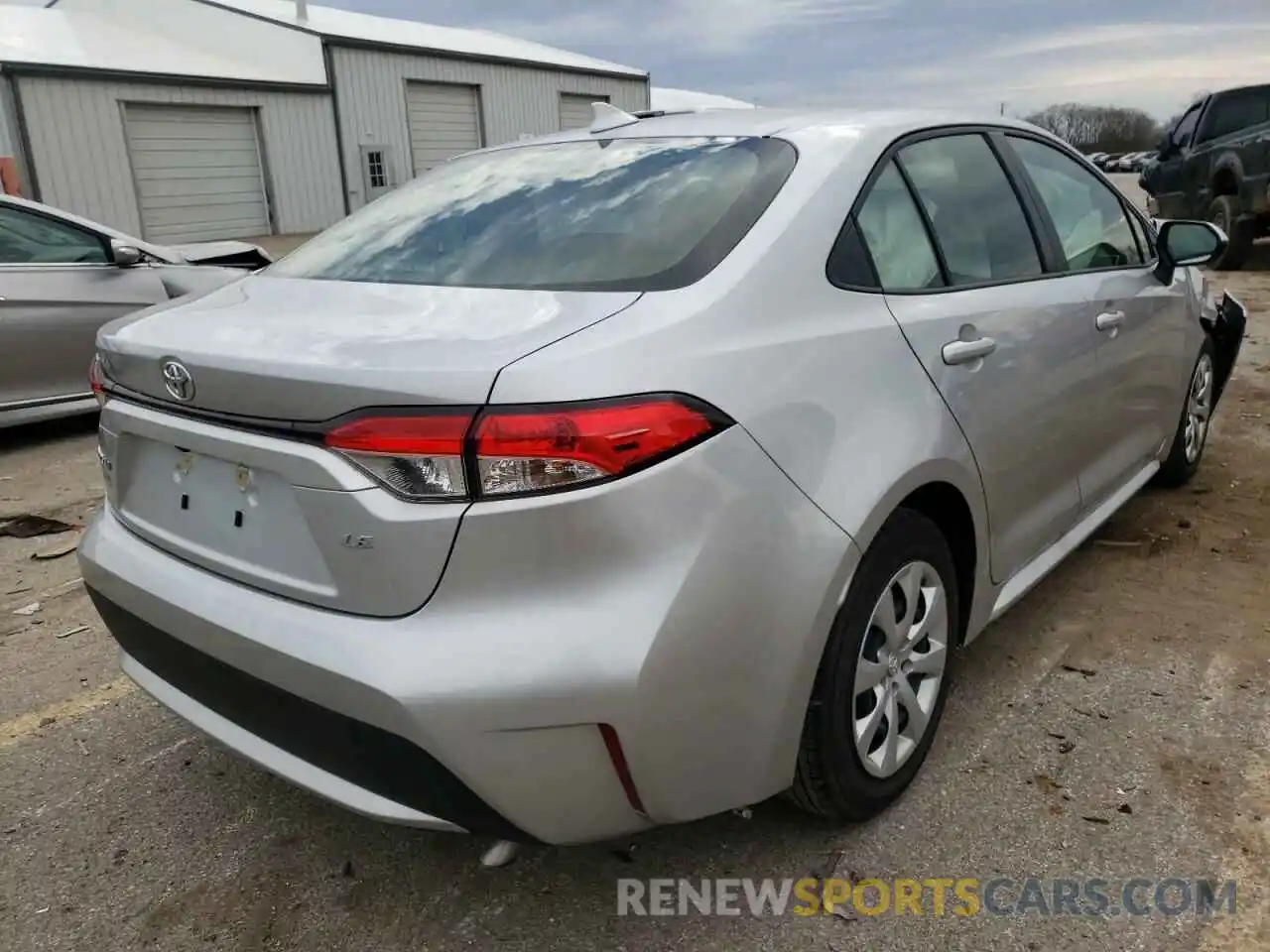 4 Photograph of a damaged car JTDEPMAE9MJ188228 TOYOTA COROLLA 2021