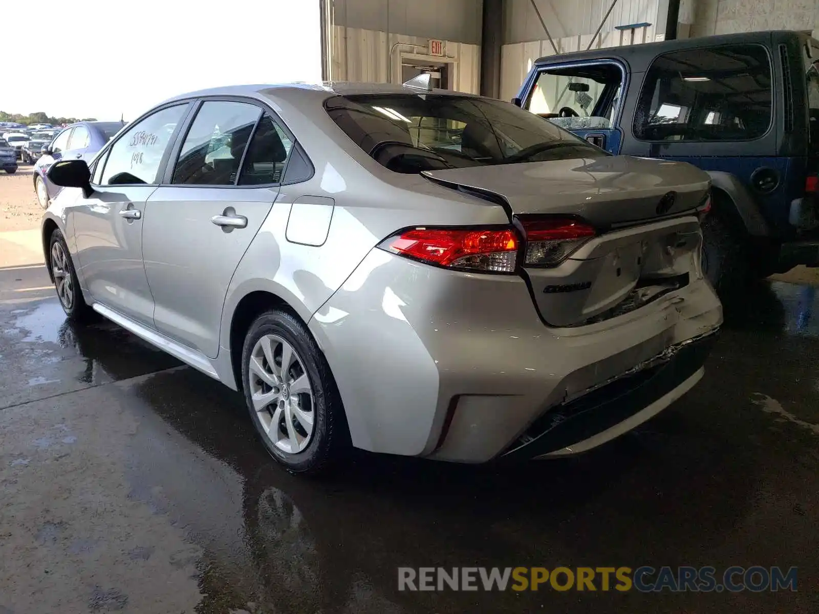 3 Photograph of a damaged car JTDEPMAE9MJ188343 TOYOTA COROLLA 2021