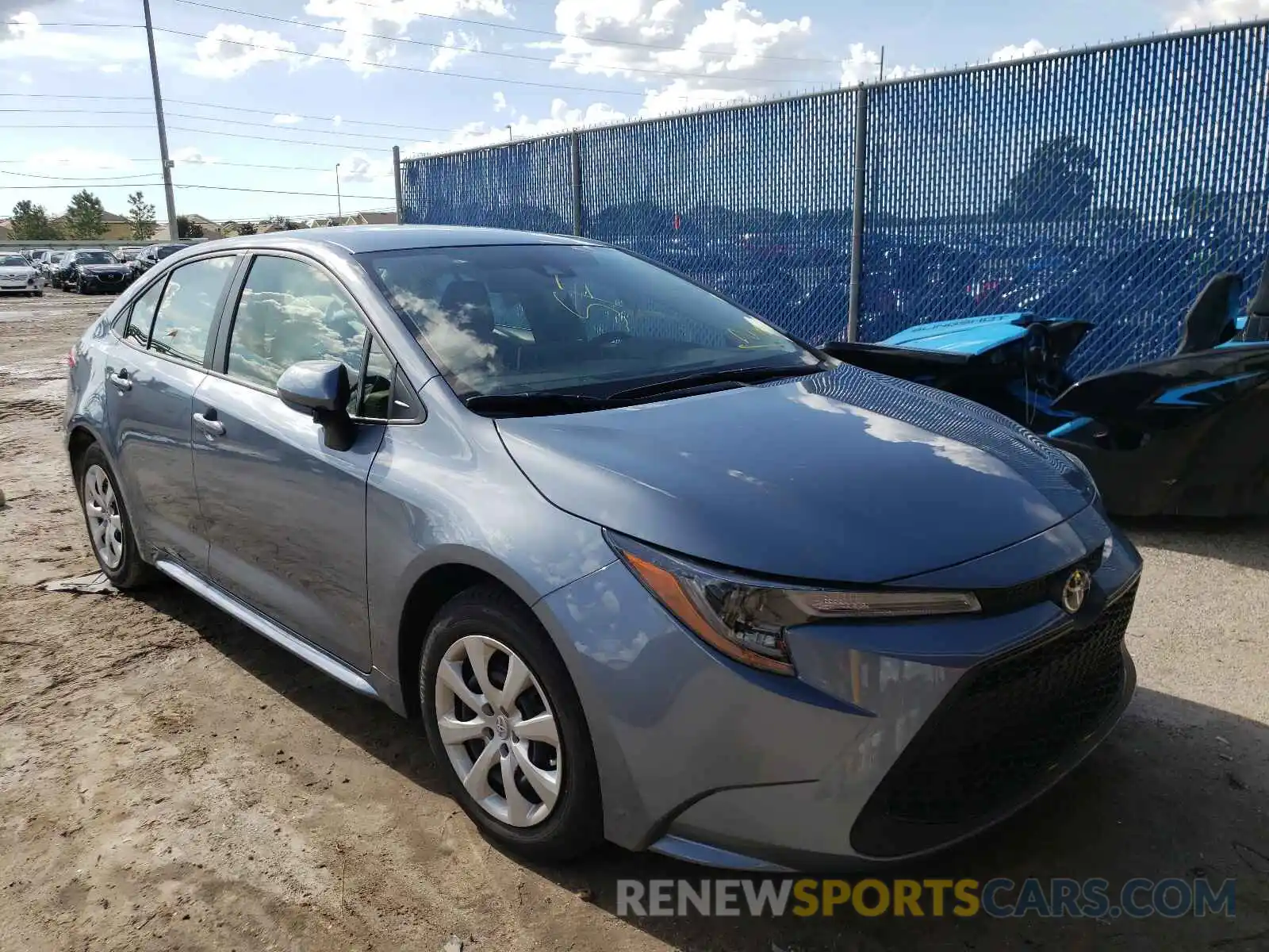 1 Photograph of a damaged car JTDEPMAE9MJ189296 TOYOTA COROLLA 2021