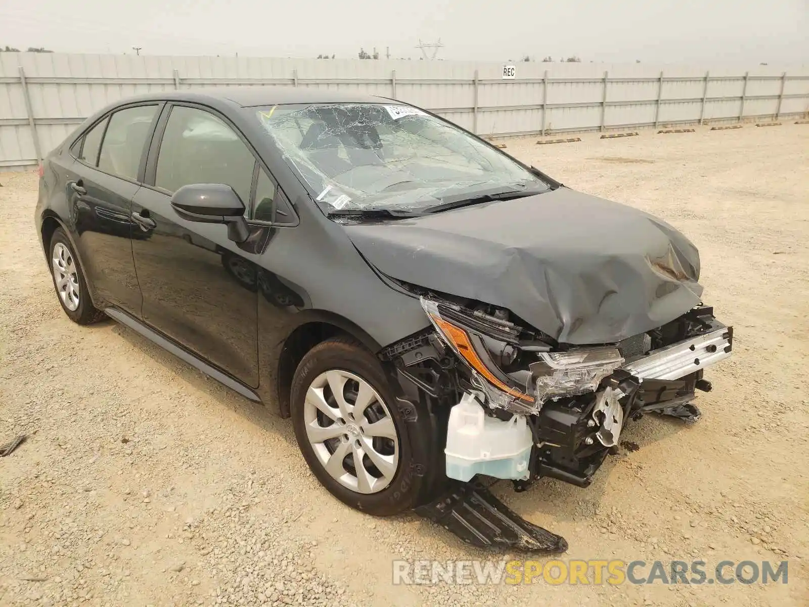 1 Photograph of a damaged car JTDEPMAE9MJ190075 TOYOTA COROLLA 2021