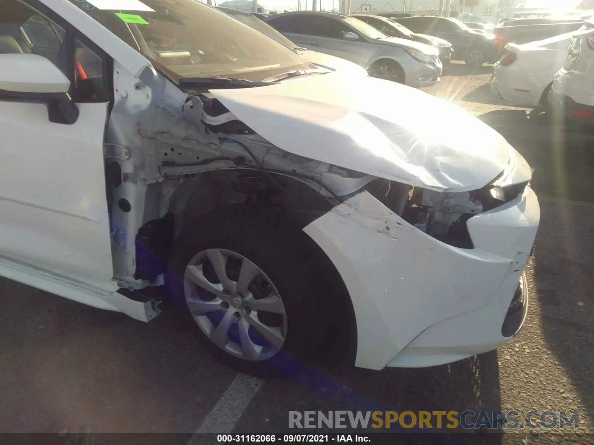 6 Photograph of a damaged car JTDEPMAE9MJ190187 TOYOTA COROLLA 2021