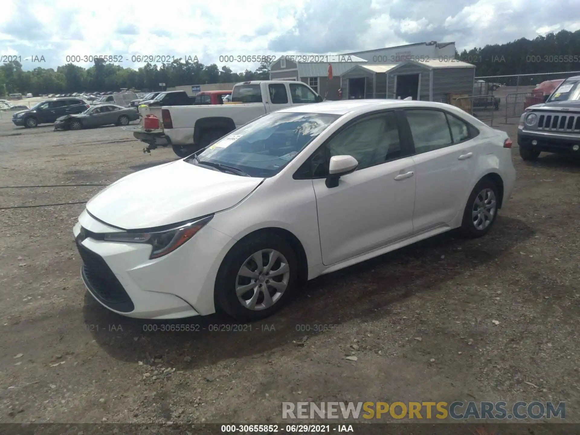 2 Photograph of a damaged car JTDEPMAEXMJ117667 TOYOTA COROLLA 2021