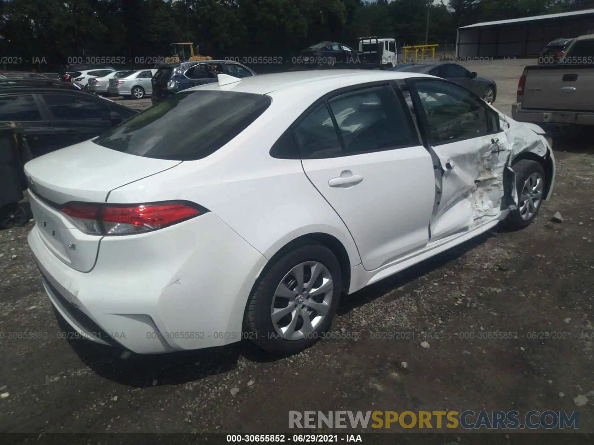 4 Photograph of a damaged car JTDEPMAEXMJ117667 TOYOTA COROLLA 2021