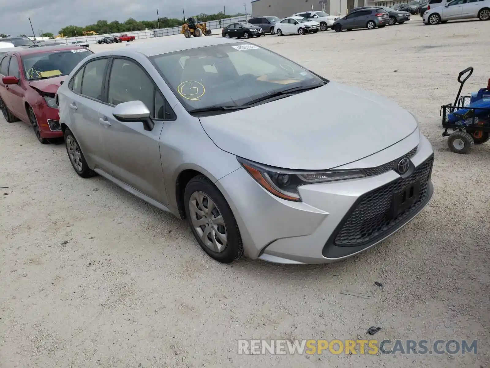 1 Photograph of a damaged car JTDEPMAEXMJ118270 TOYOTA COROLLA 2021