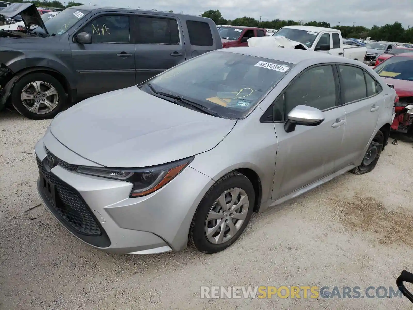 2 Photograph of a damaged car JTDEPMAEXMJ118270 TOYOTA COROLLA 2021