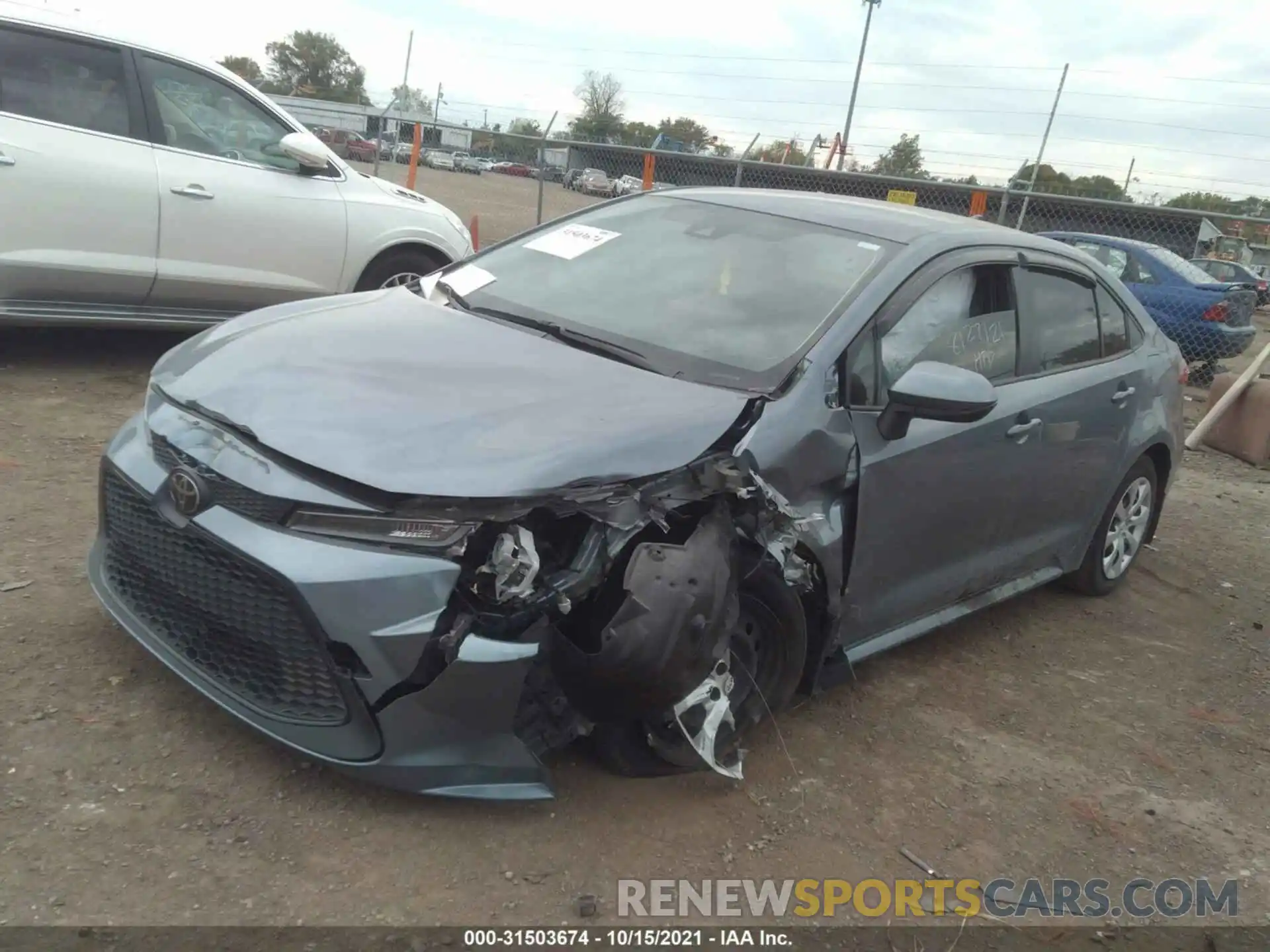 2 Photograph of a damaged car JTDEPMAEXMJ118401 TOYOTA COROLLA 2021