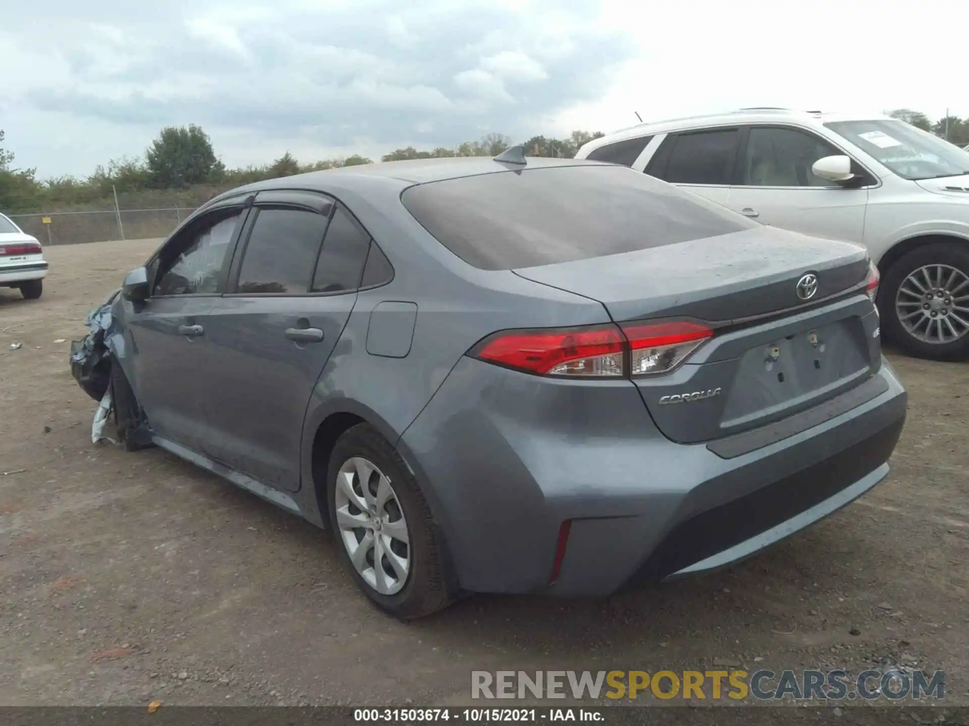 3 Photograph of a damaged car JTDEPMAEXMJ118401 TOYOTA COROLLA 2021