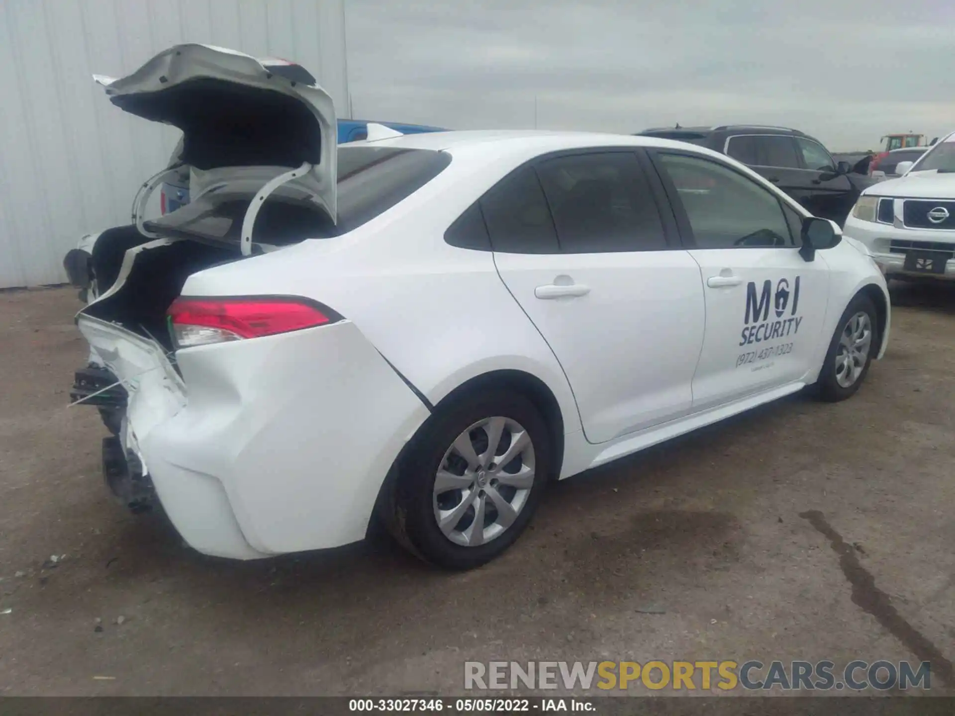 4 Photograph of a damaged car JTDEPMAEXMJ119001 TOYOTA COROLLA 2021