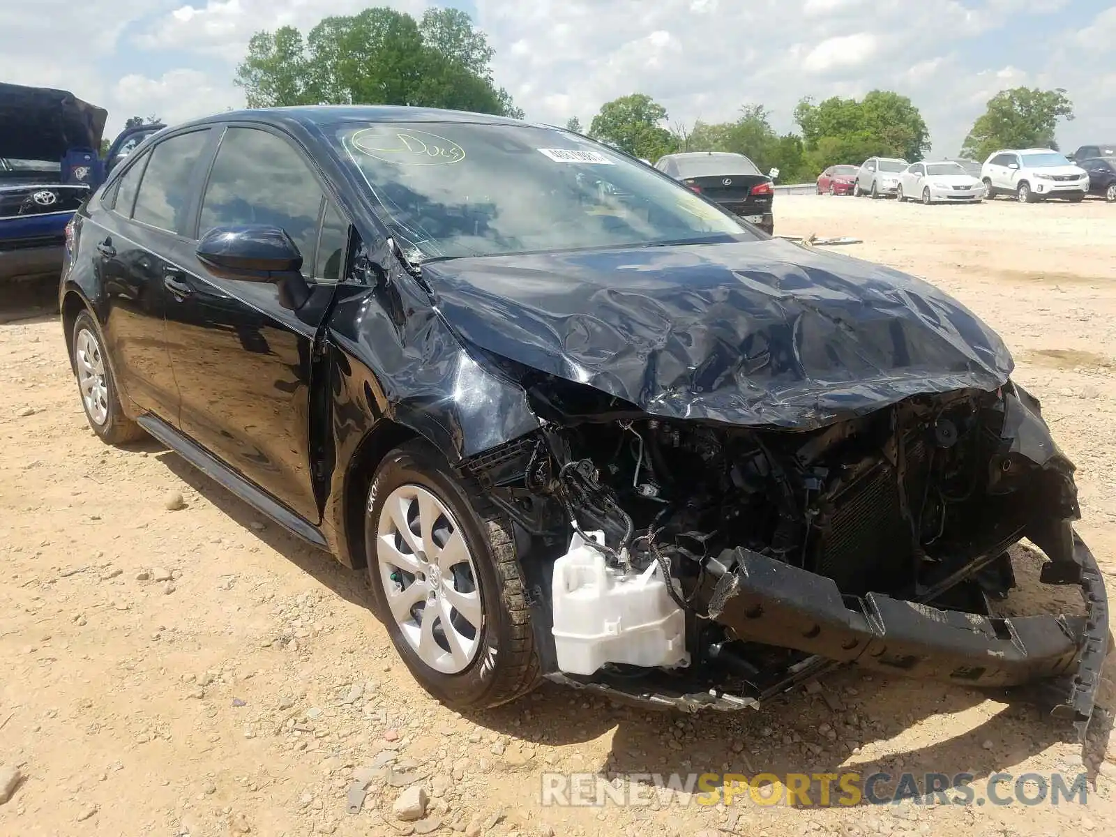 1 Photograph of a damaged car JTDEPMAEXMJ121217 TOYOTA COROLLA 2021