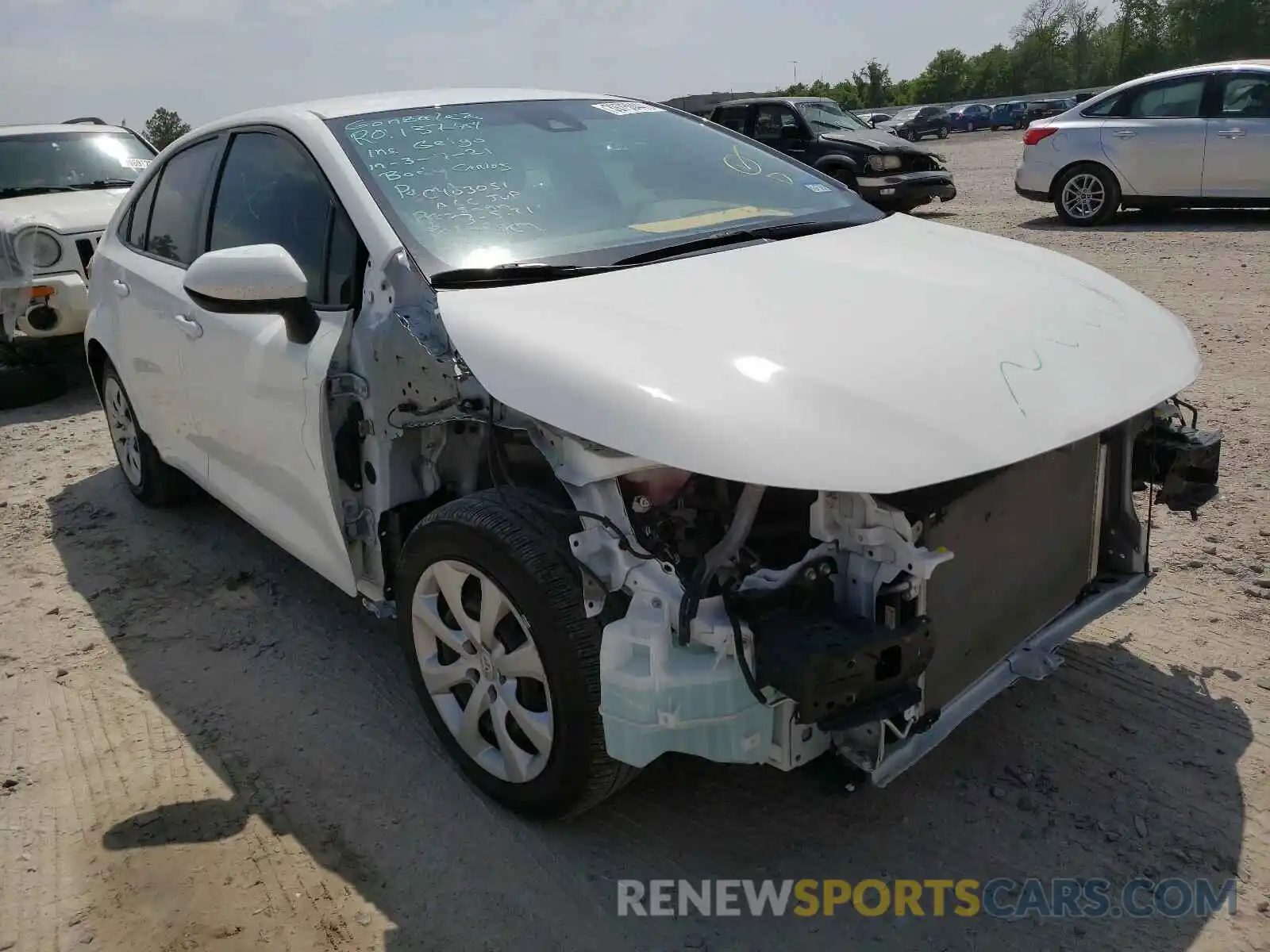 1 Photograph of a damaged car JTDEPMAEXMJ121752 TOYOTA COROLLA 2021