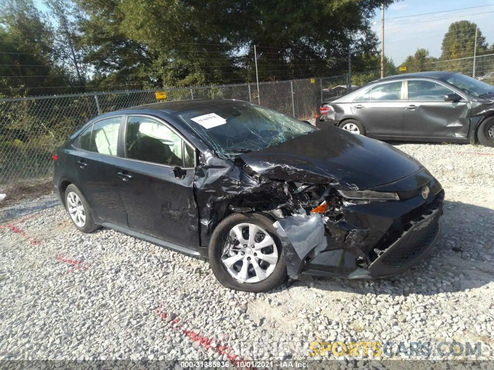 1 Photograph of a damaged car JTDEPMAEXMJ122013 TOYOTA COROLLA 2021