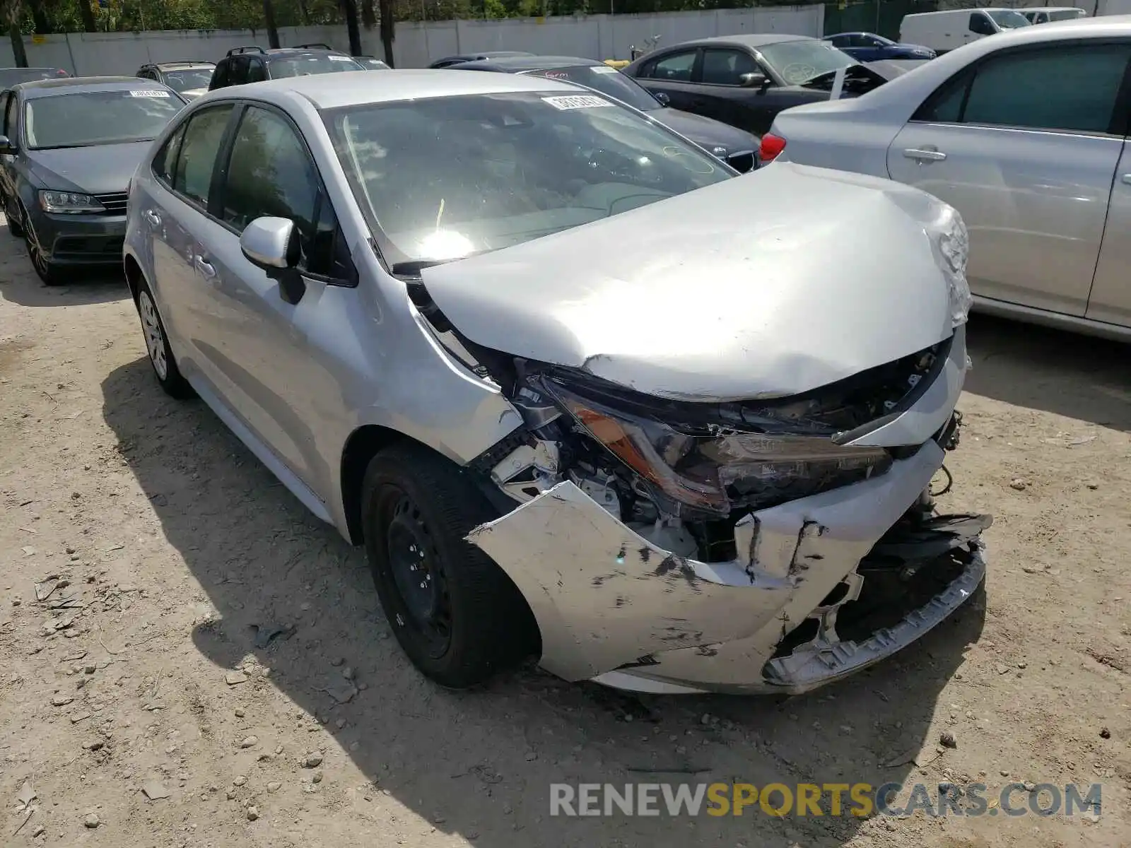 1 Photograph of a damaged car JTDEPMAEXMJ123761 TOYOTA COROLLA 2021