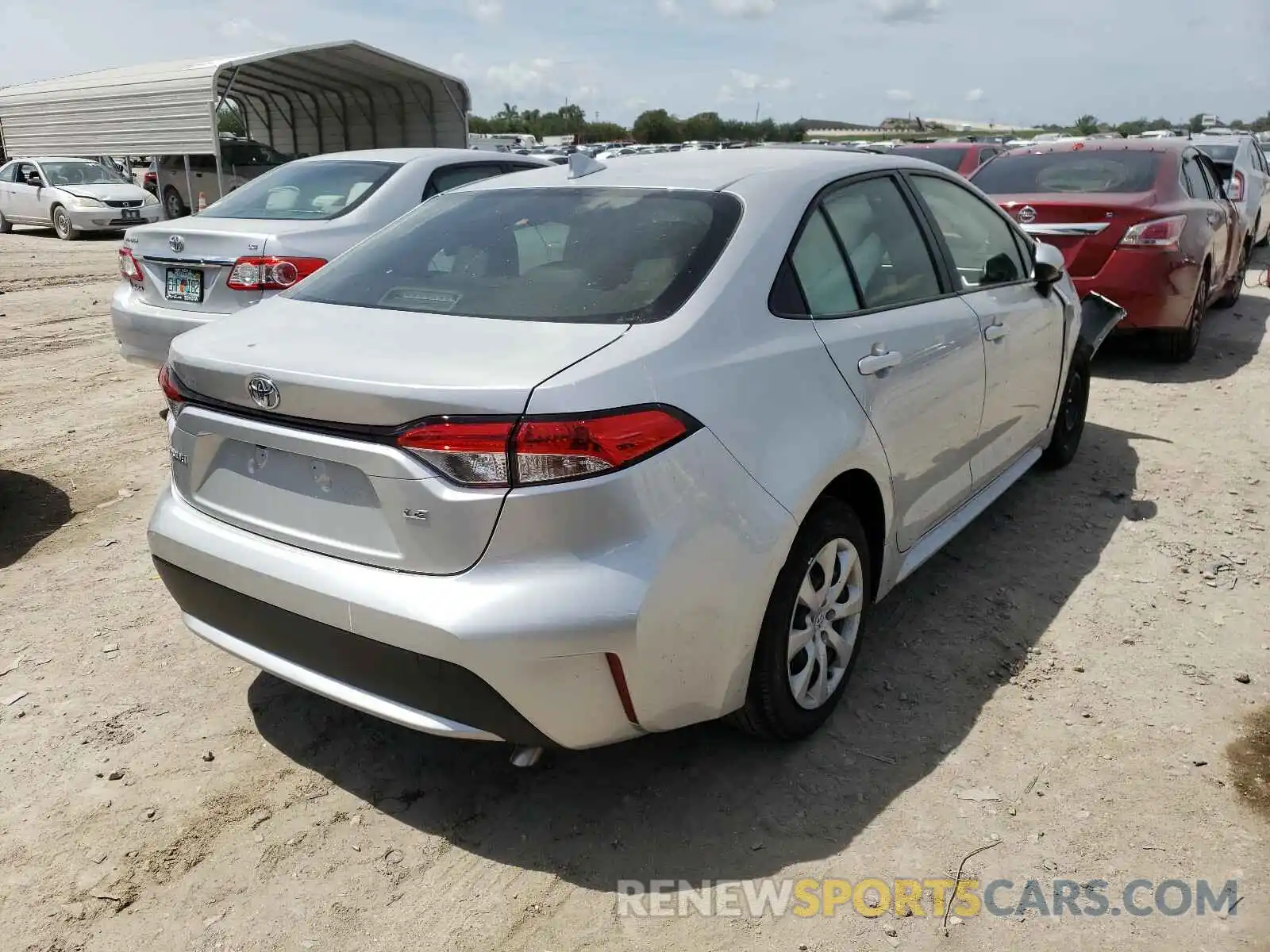 4 Photograph of a damaged car JTDEPMAEXMJ123761 TOYOTA COROLLA 2021